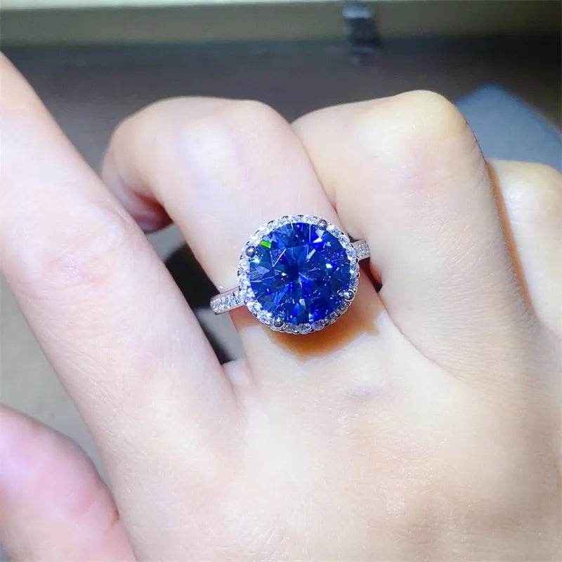 5 Carat Moissanite 925 Sterling Silver Ring - ELY VESSA LLC