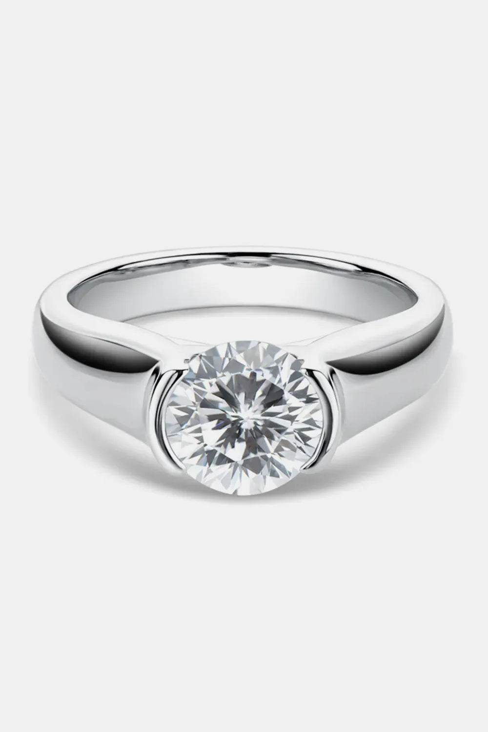 1.5 Carat Moissanite 925 Sterling Silver Ring - ELY VESSA LLC