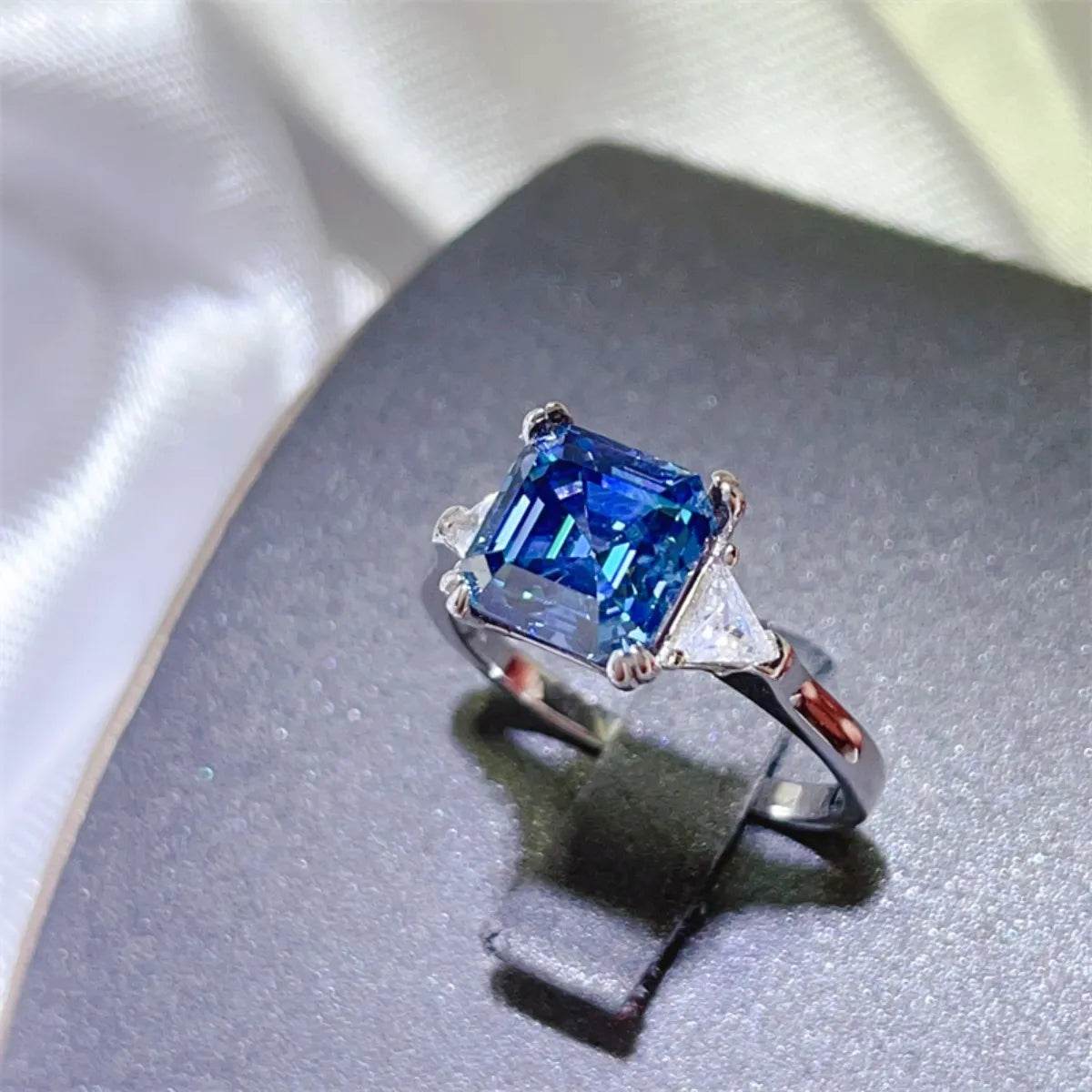 3 Carat Moissanite 925 Sterling Silver Ring - ELY VESSA LLC