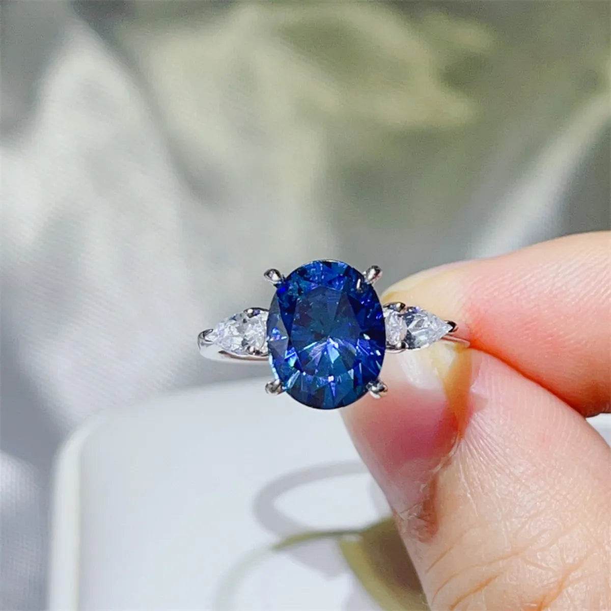 3 Carat Moissanite 925 Sterling Silver Ring - ELY VESSA LLC