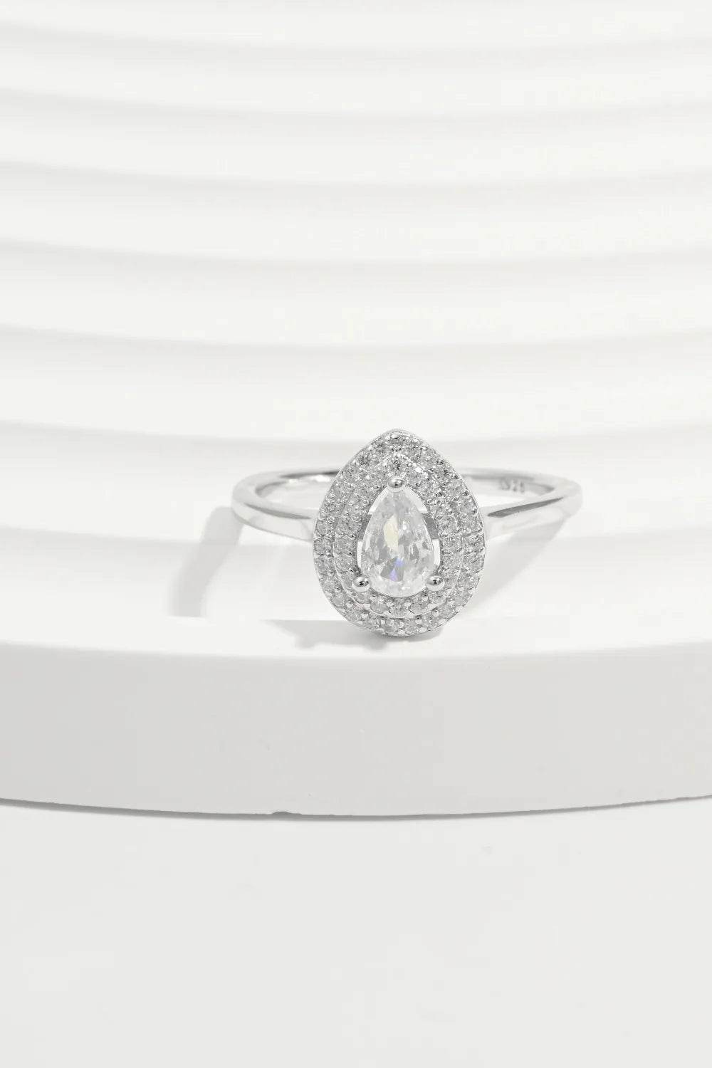 925 Sterling Silver Inland Zircon Ring - ELY VESSA LLC