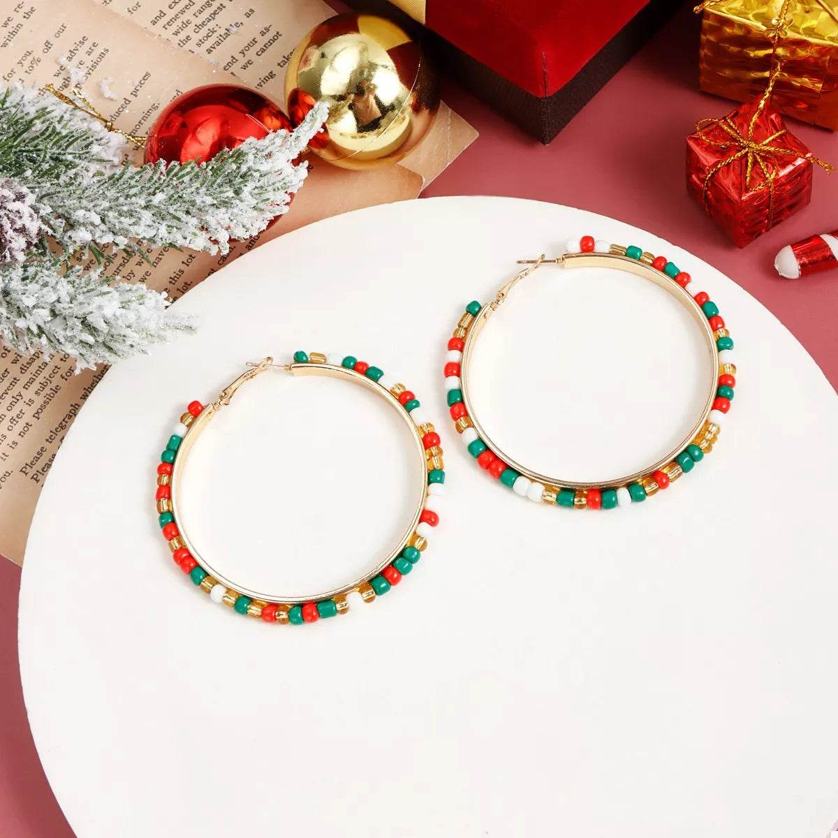 18K Gold-Plated Hoop Earrings - ELY VESSA LLC