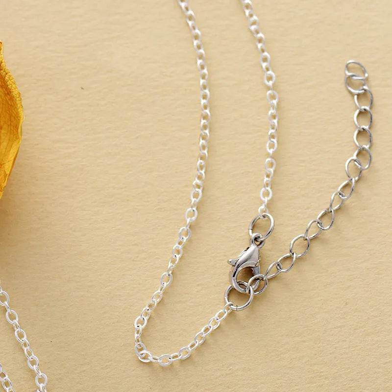 Turquoise Chain Pendant Necklace - ELY VESSA LLC