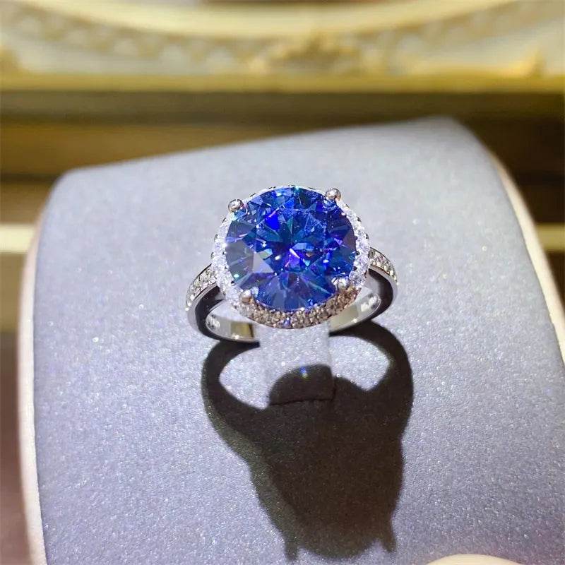 5 Carat Moissanite 925 Sterling Silver Ring - ELY VESSA LLC