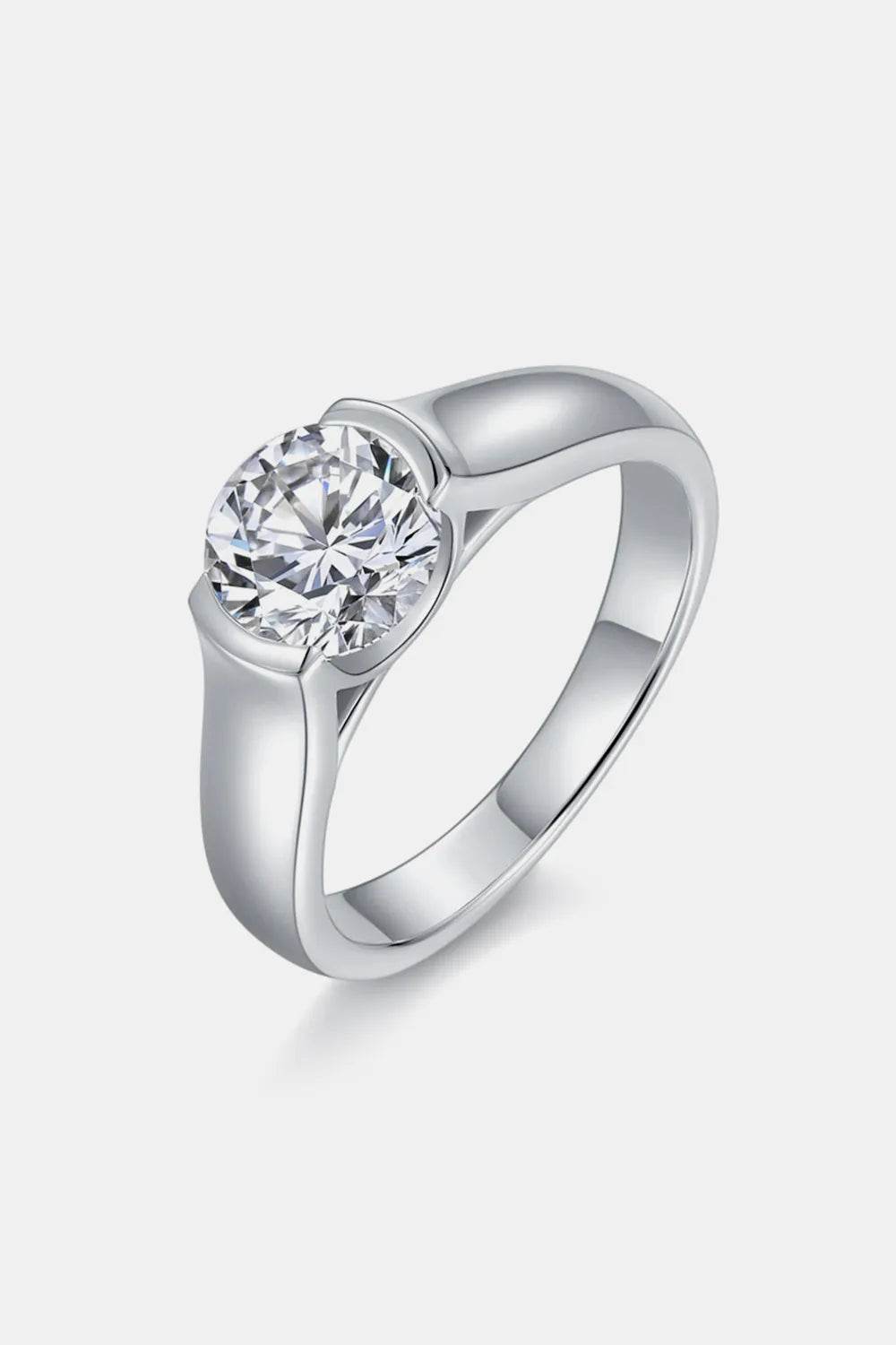 1.5 Carat Moissanite 925 Sterling Silver Ring - ELY VESSA LLC