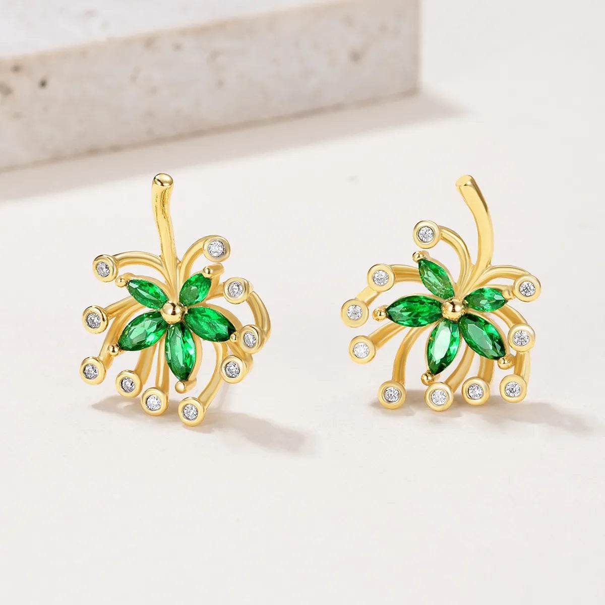 925 Sterling Silver Moissanite Stud Earrings - ELY VESSA LLC