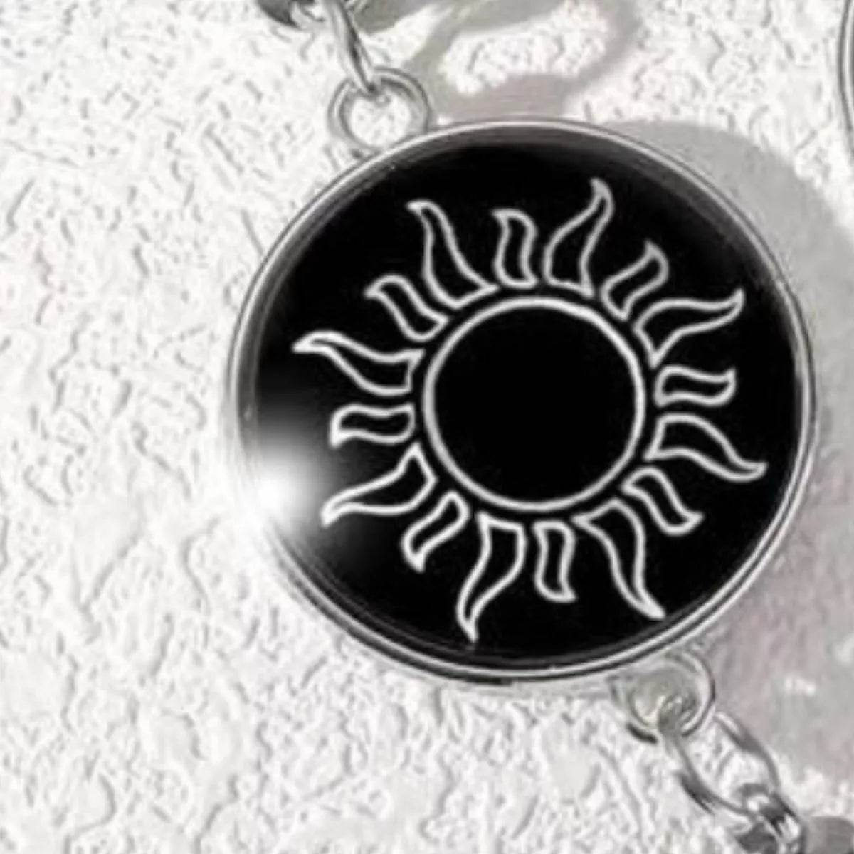 2-Piece Glow-in-the-Dark Sun Moon Bracelet - ELY VESSA LLC
