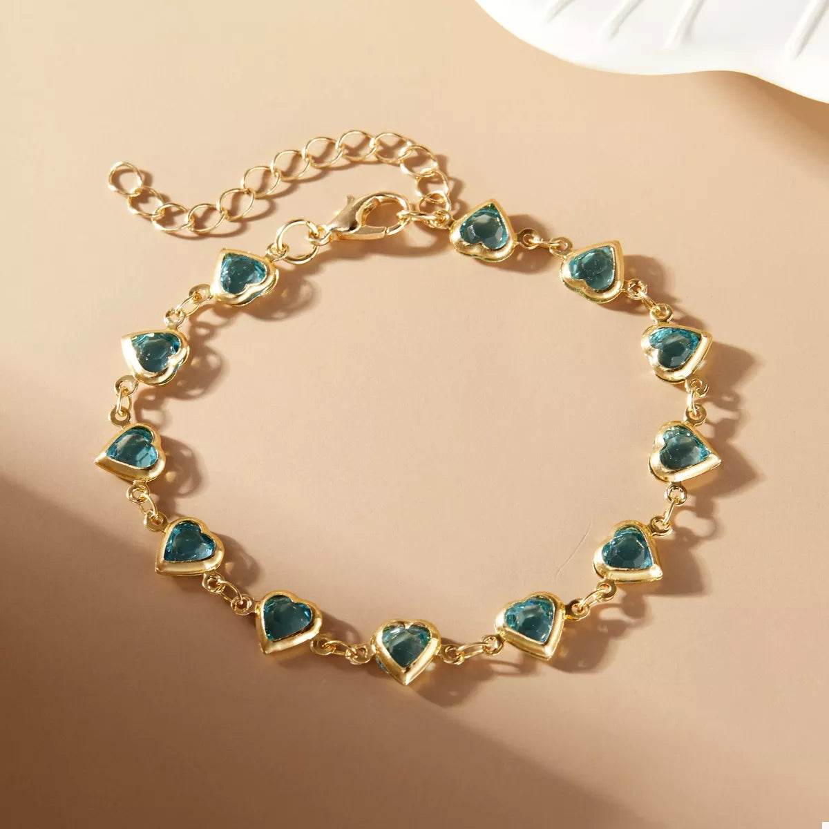 18K Gold-Plated Heart Bracelet - ELY VESSA LLC