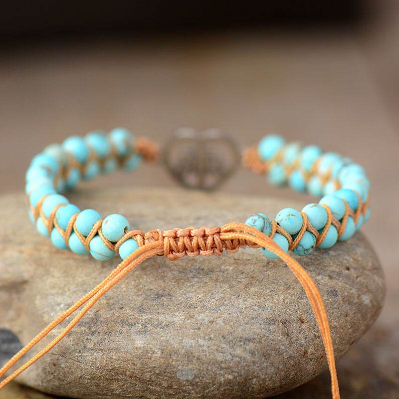 Turquoise Beaded Bracelet - ELY VESSA LLC