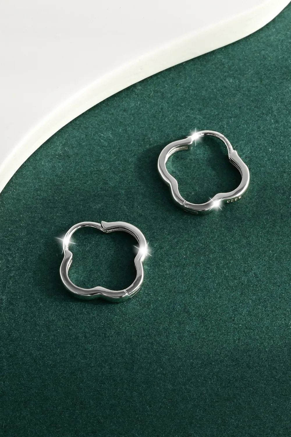 925 Sterling Silver Inlaid Zircon Earrings - ELY VESSA LLC