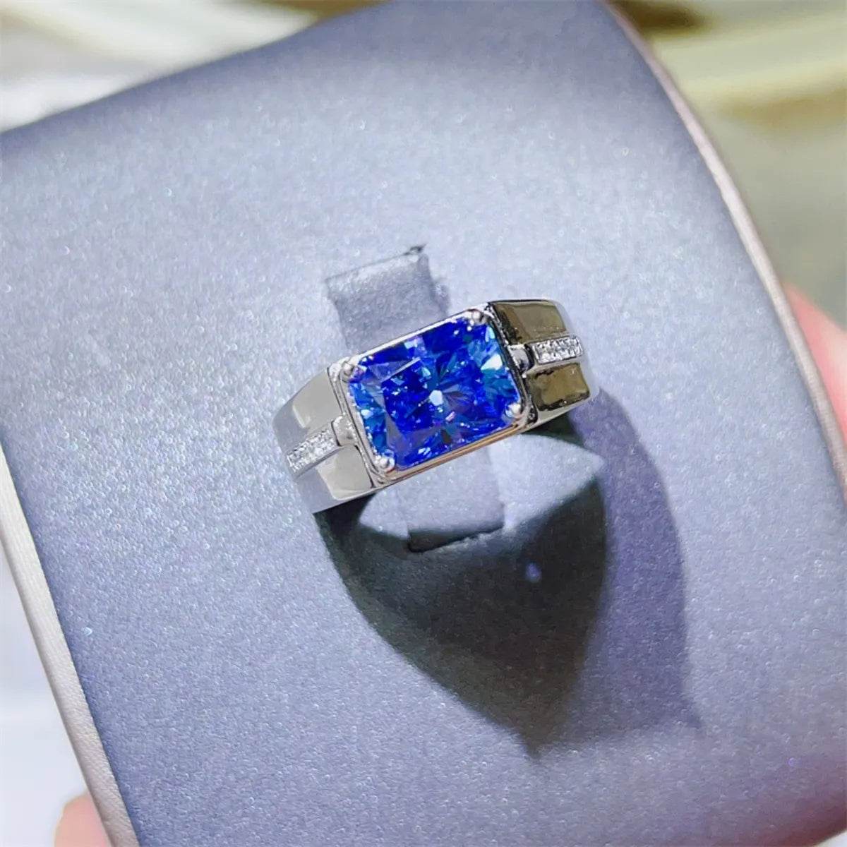 2 Carat Moissanite 925 Sterling Silver Ring - ELY VESSA LLC