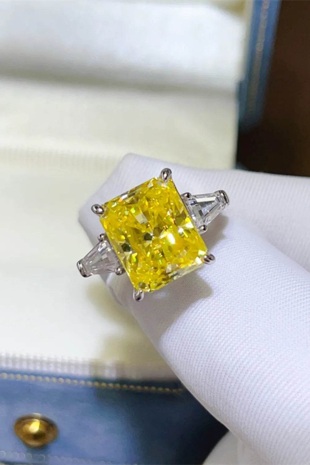 5 Carat Moissanite 925 Sterling Silver Ring - ELY VESSA LLC