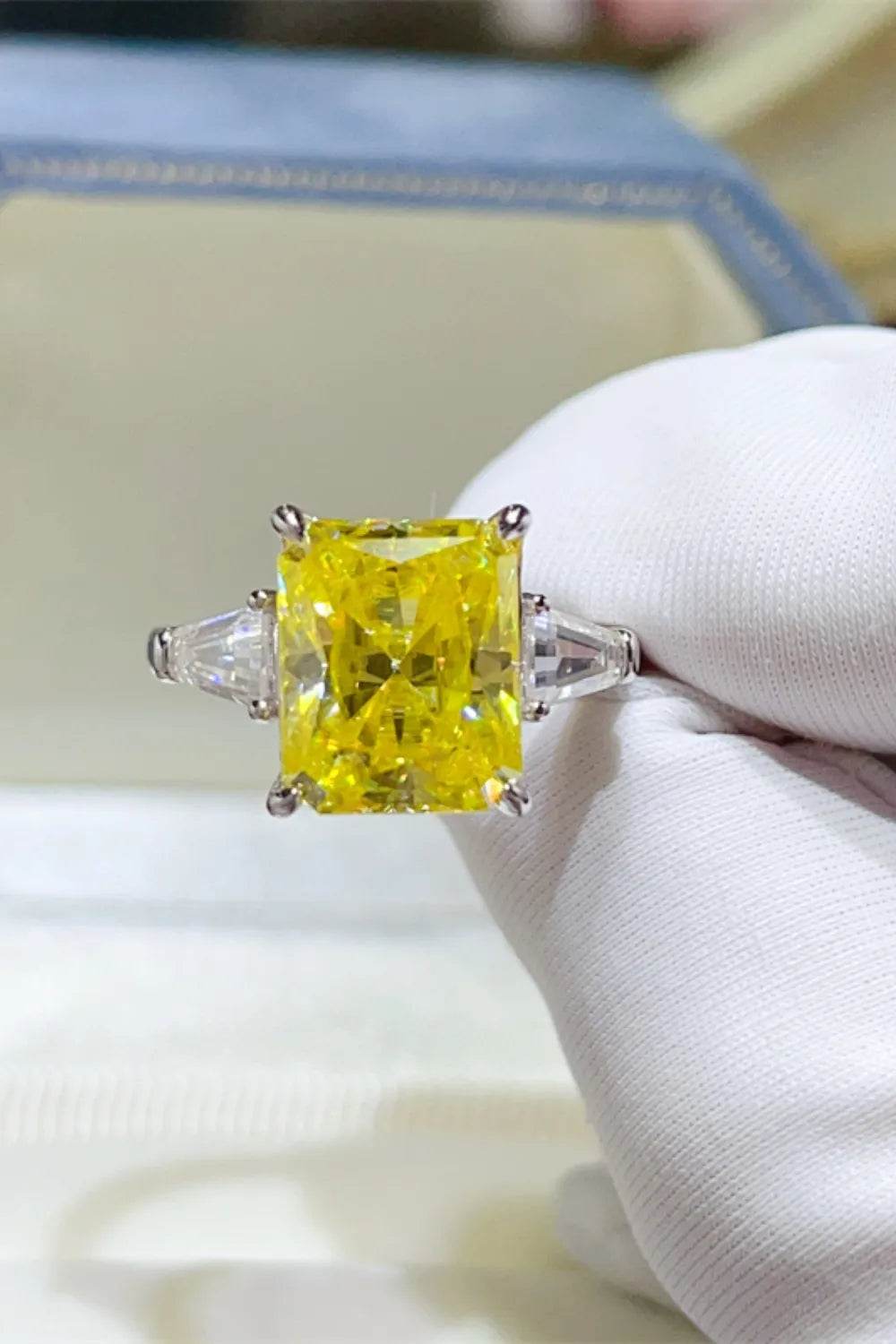 5 Carat Moissanite 925 Sterling Silver Ring - ELY VESSA LLC