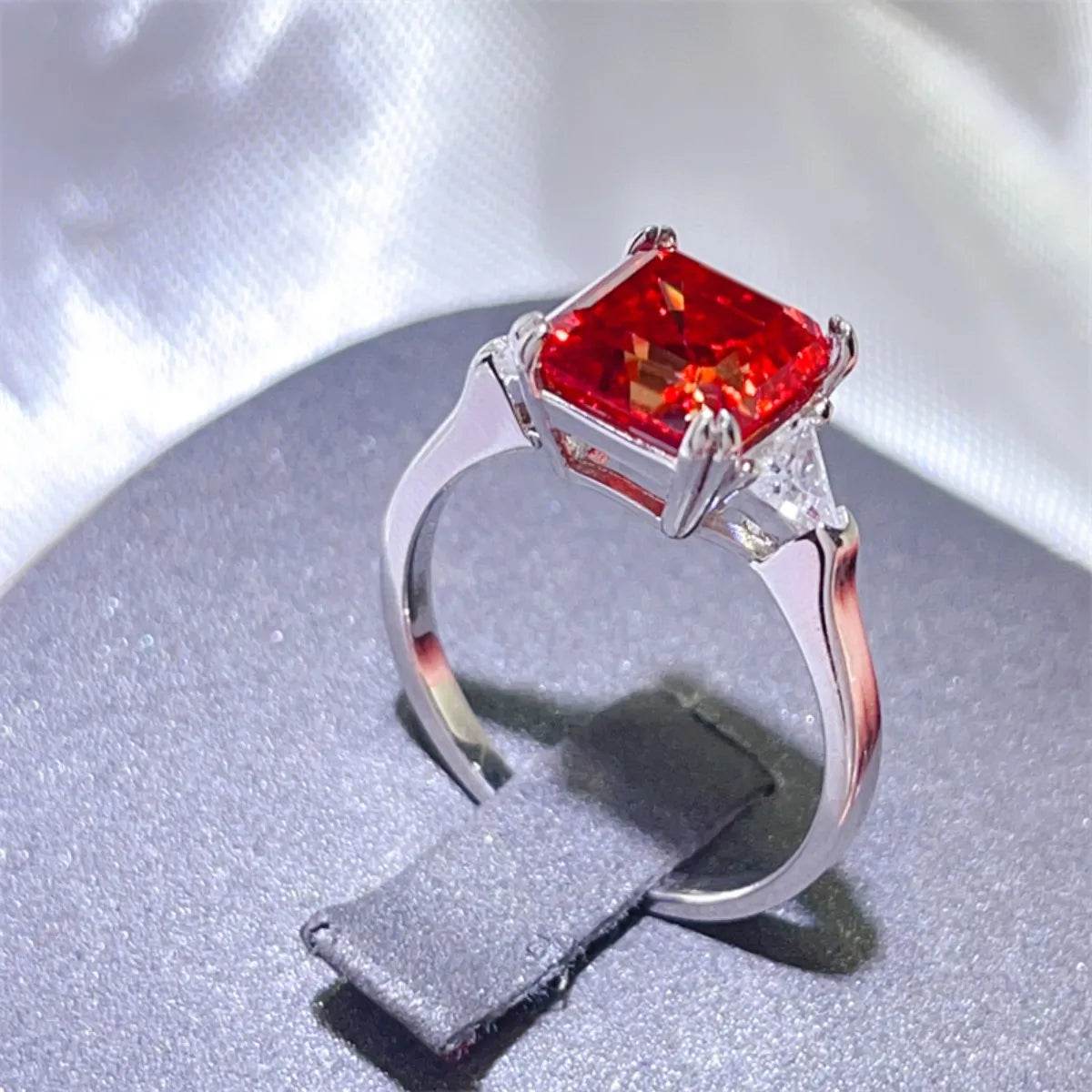 3 Carat Moissanite 925 Sterling Silver Ring - ELY VESSA LLC