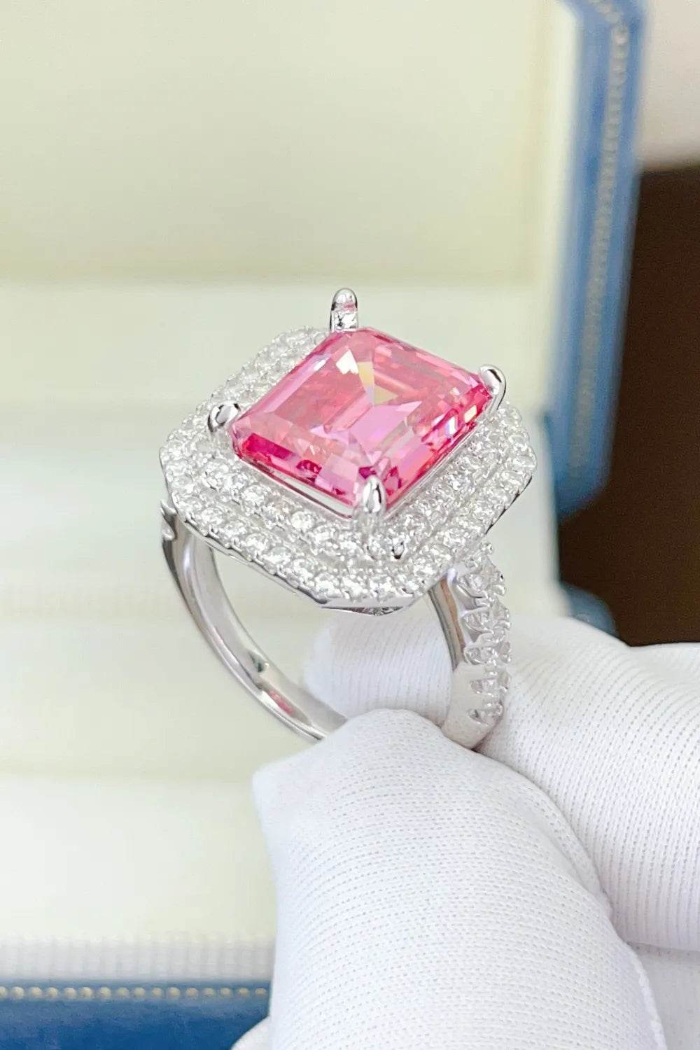 2 Carat Moissanite 925 Sterling Silver Ring - ELY VESSA LLC