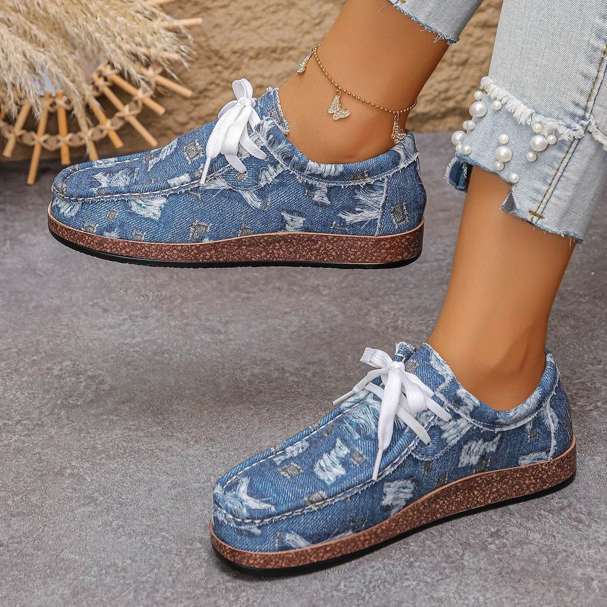Lace Up Platform Sneakers - ELY VESSA LLC
