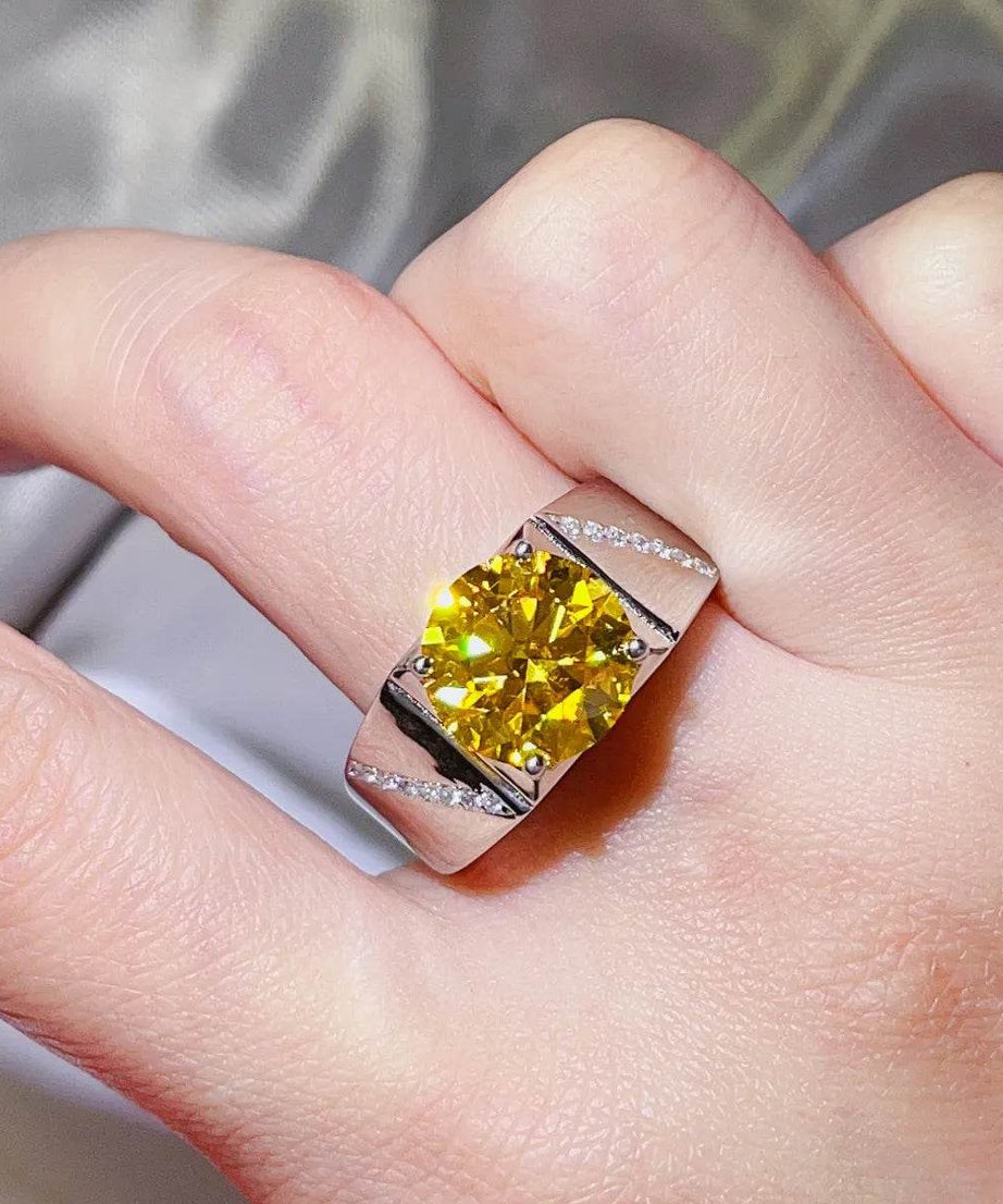 5 Carat Moissanite 925 Sterling Silver Ring - ELY VESSA LLC