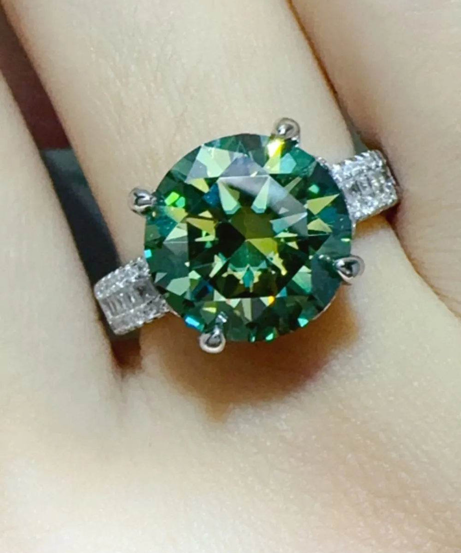 5 Carat Moissanite 925 Sterling Silver Ring - ELY VESSA LLC