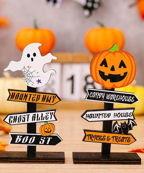 2-Piece Halloween Element Decor Ornaments - ELY VESSA LLC