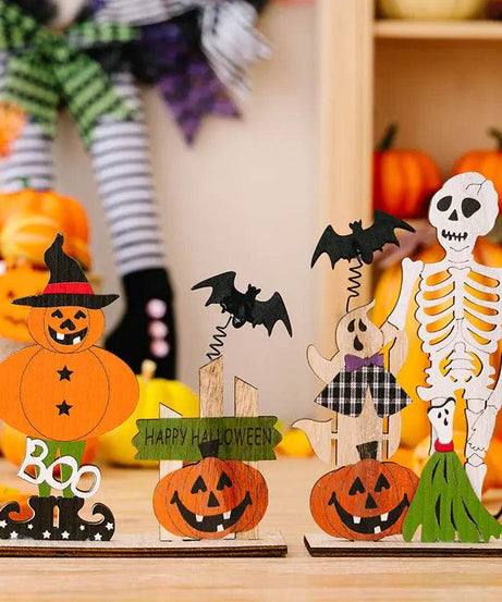 2-Piece Halloween Element Decor Ornaments - ELY VESSA LLC