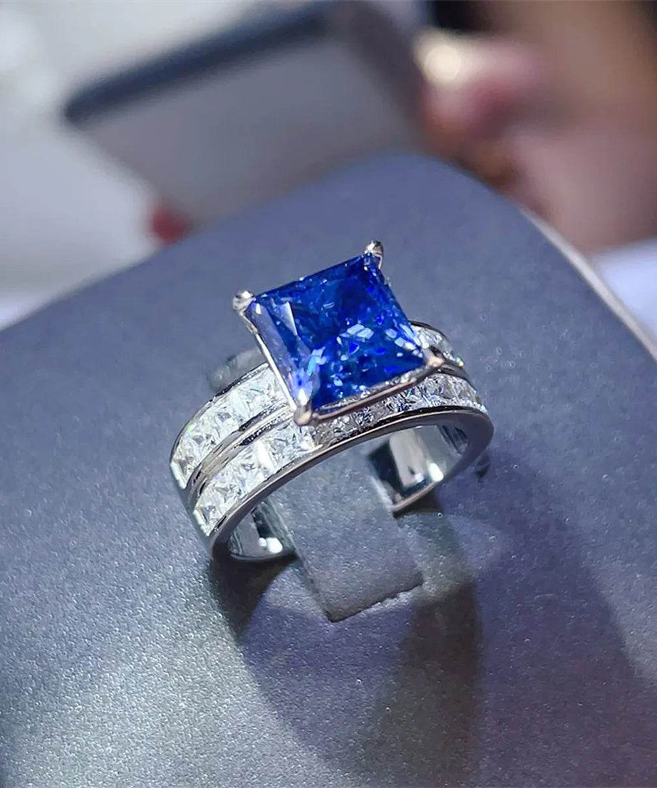 3 Carat Moissanite 925 Sterling Silver Ring - ELY VESSA LLC