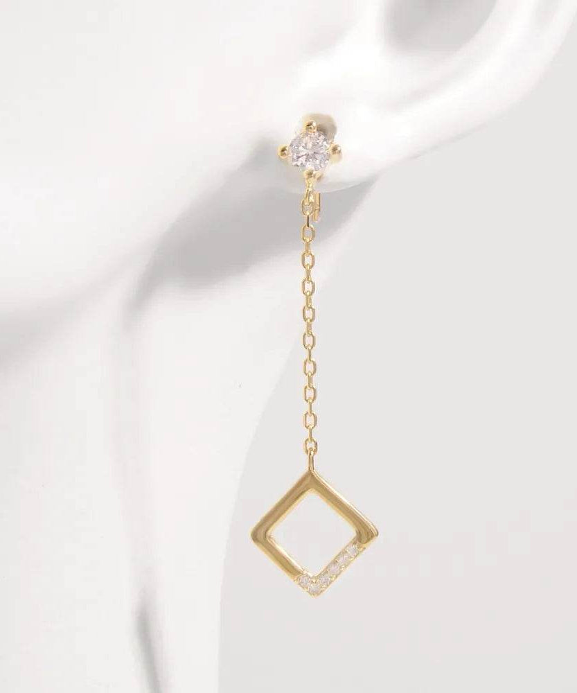 925 Sterling Silver Inlaid Zircon Earrings - ELY VESSA LLC