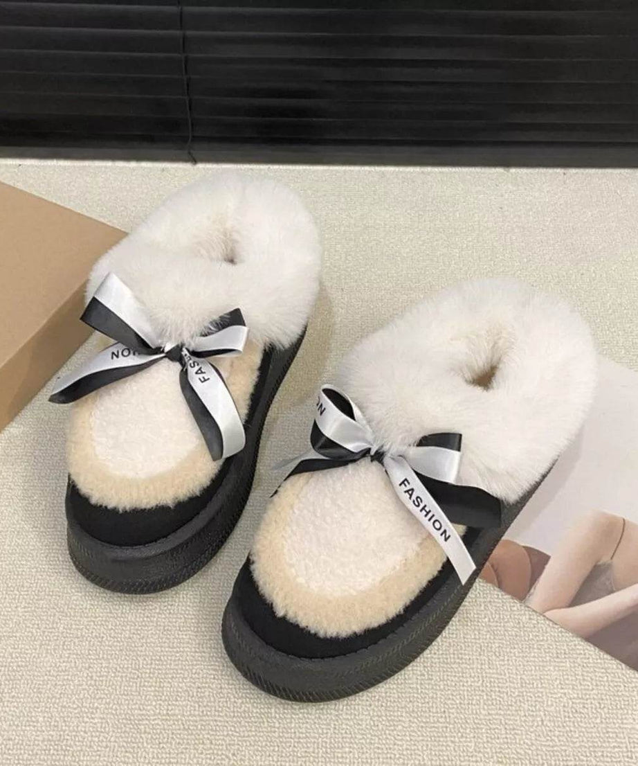 Round Toe Platform Boots - ELY VESSA LLC