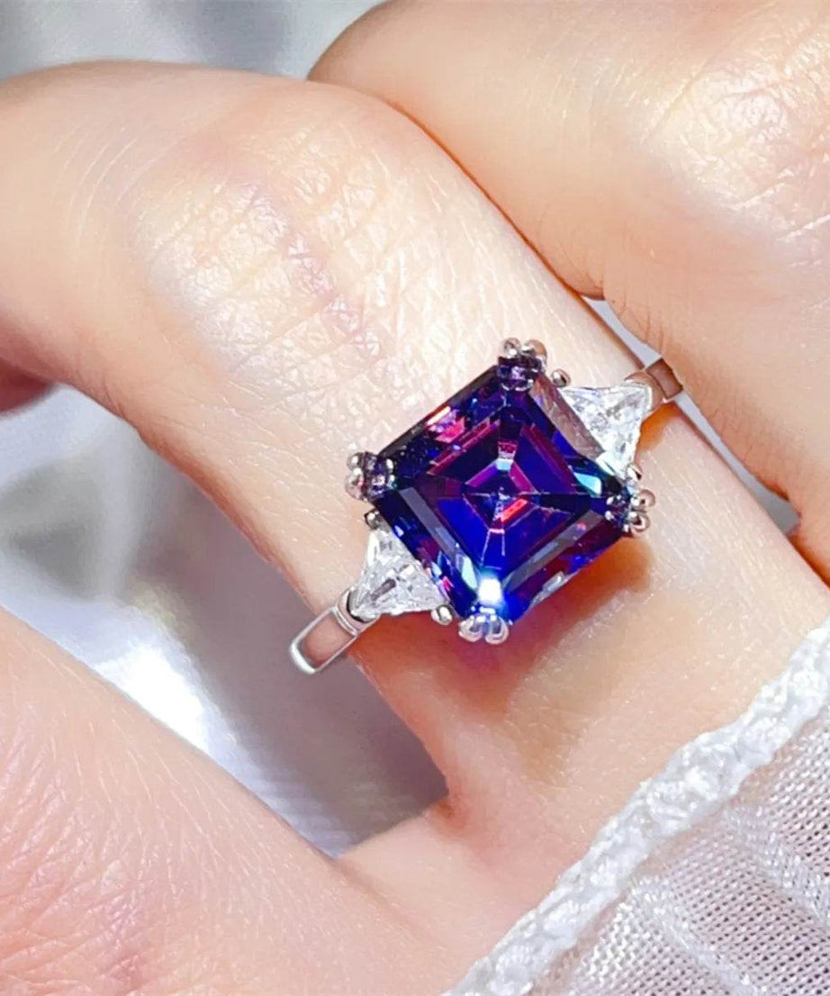 3 Carat Moissanite 925 Sterling Silver Ring - ELY VESSA LLC