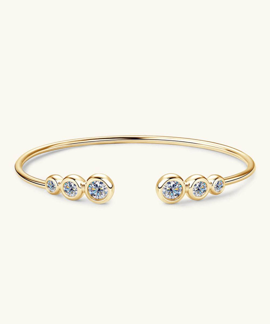 1.8 Carat Moissanite 925 Sterling Silver Bracelet - ELY VESSA LLC