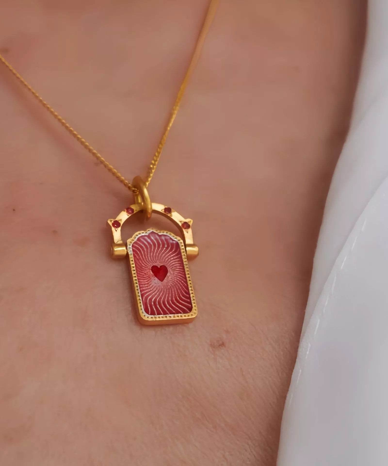 18K Gold-Plated Titanium Steel Pendant Necklace - ELY VESSA LLC