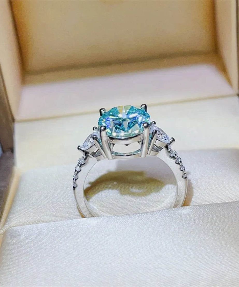 5 Carat Moissanite 925 Sterling Silver Ring - ELY VESSA LLC
