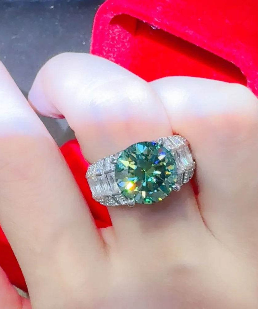 5 Carat Moissanite 925 Sterling Silver Ring - ELY VESSA LLC