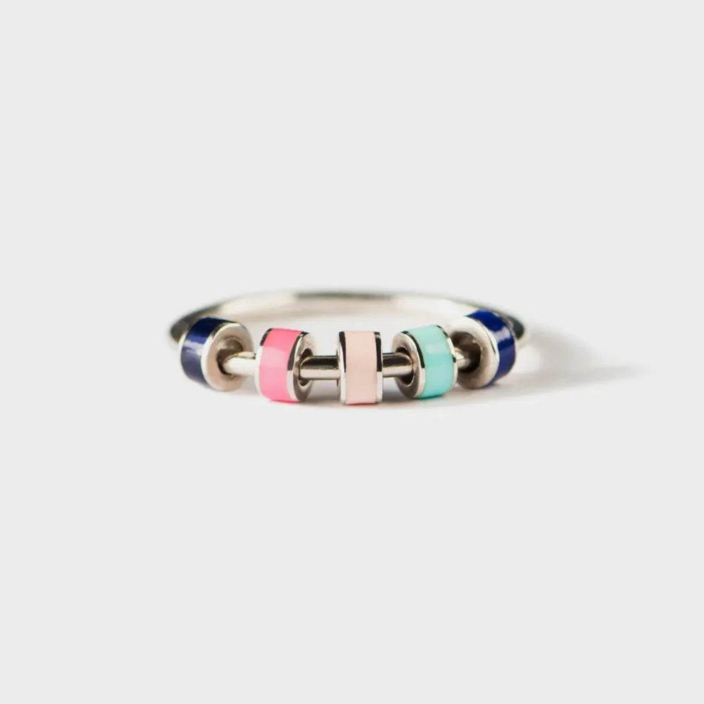 925 Sterling Silver Oil Drip Ring - ELY VESSA LLC