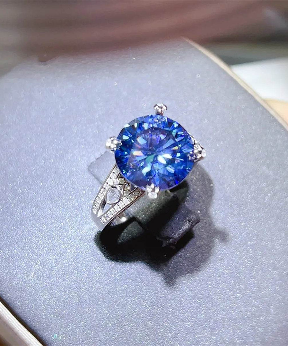5 Carat Moissanite 925 Sterling Silver Ring - ELY VESSA LLC