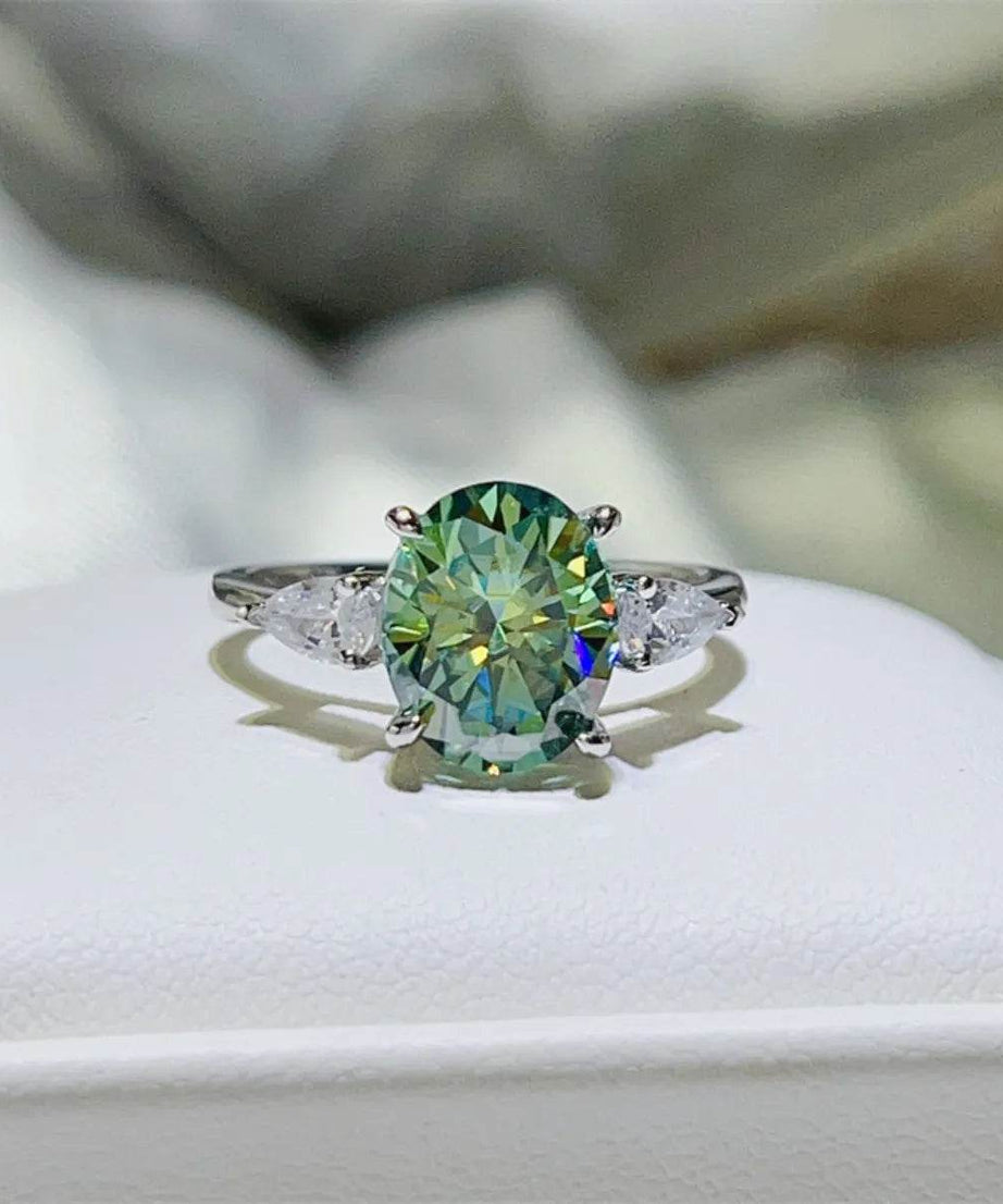 3 Carat Moissanite 925 Sterling Silver Ring - ELY VESSA LLC