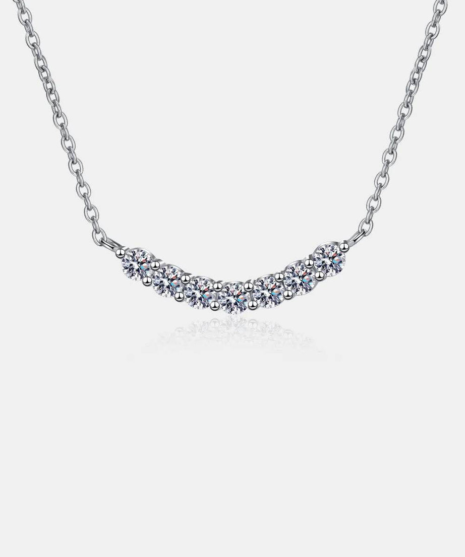 1.4 Carat Moissanite 925 Sterling Silver Necklace - ELY VESSA LLC