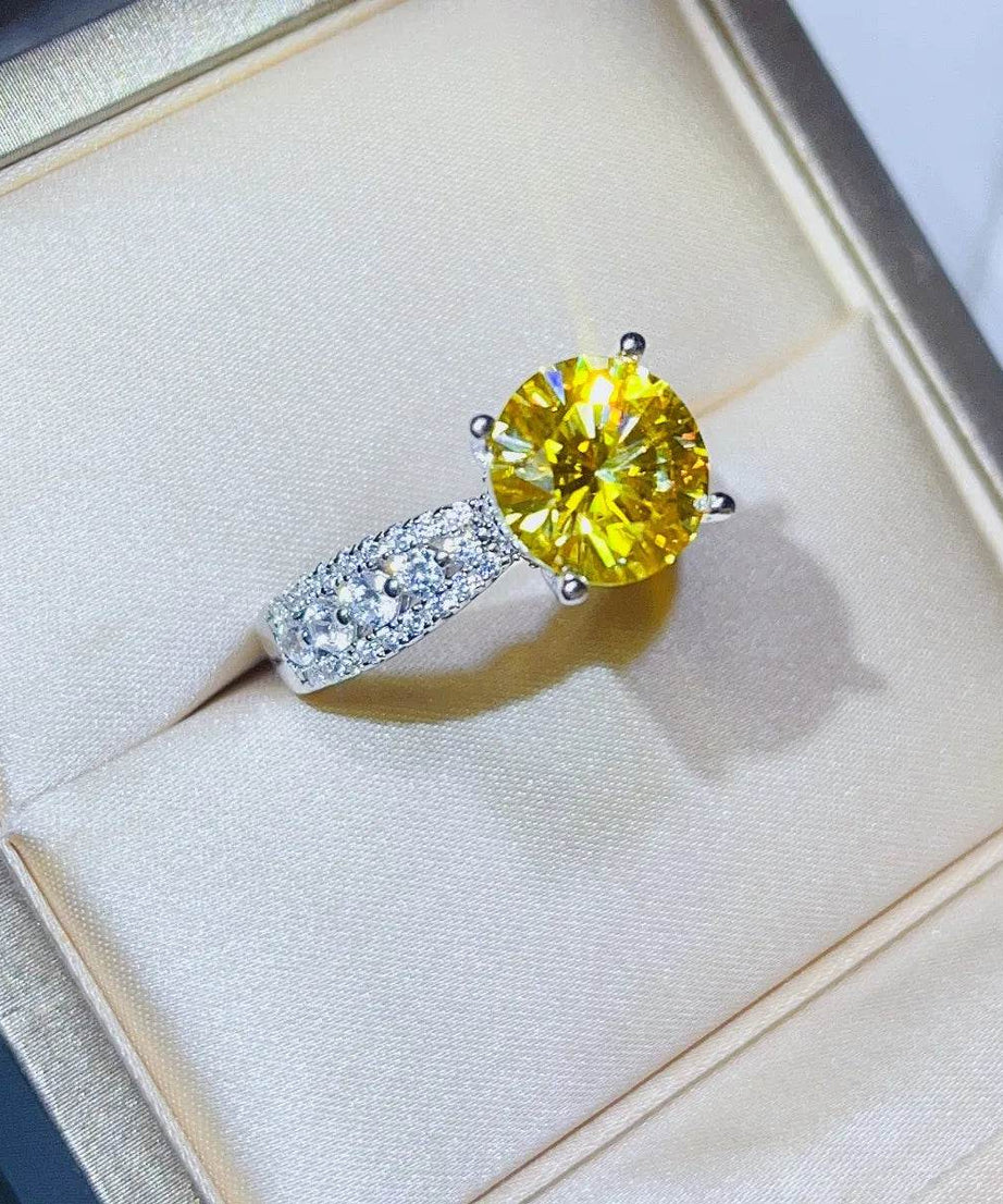 3 Carat Moissanite 925 Sterling Silver Ring - ELY VESSA LLC