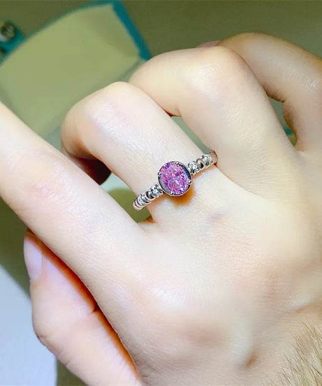 1 Carat Moissanite 925 Sterling Silver Ring - ELY VESSA LLC