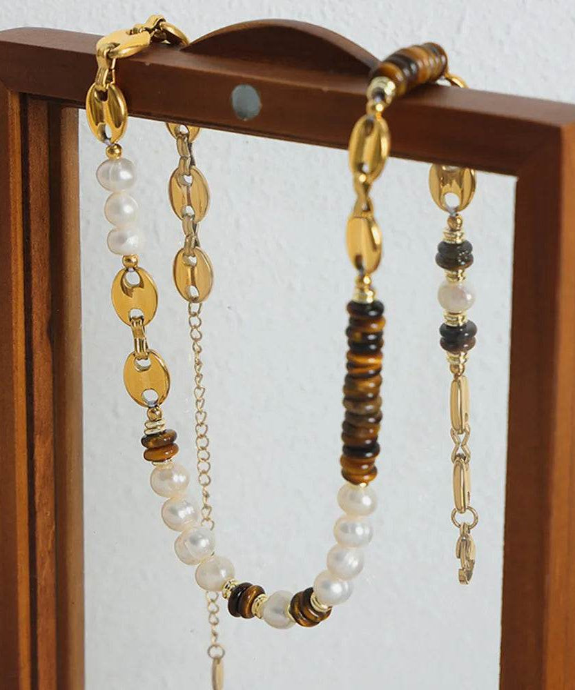 18K Gold-Plated Titanium Steel Necklace - ELY VESSA LLC