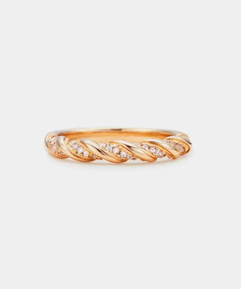 925 Sterling Silver Inlaid Zircon Ring - ELY VESSA LLC