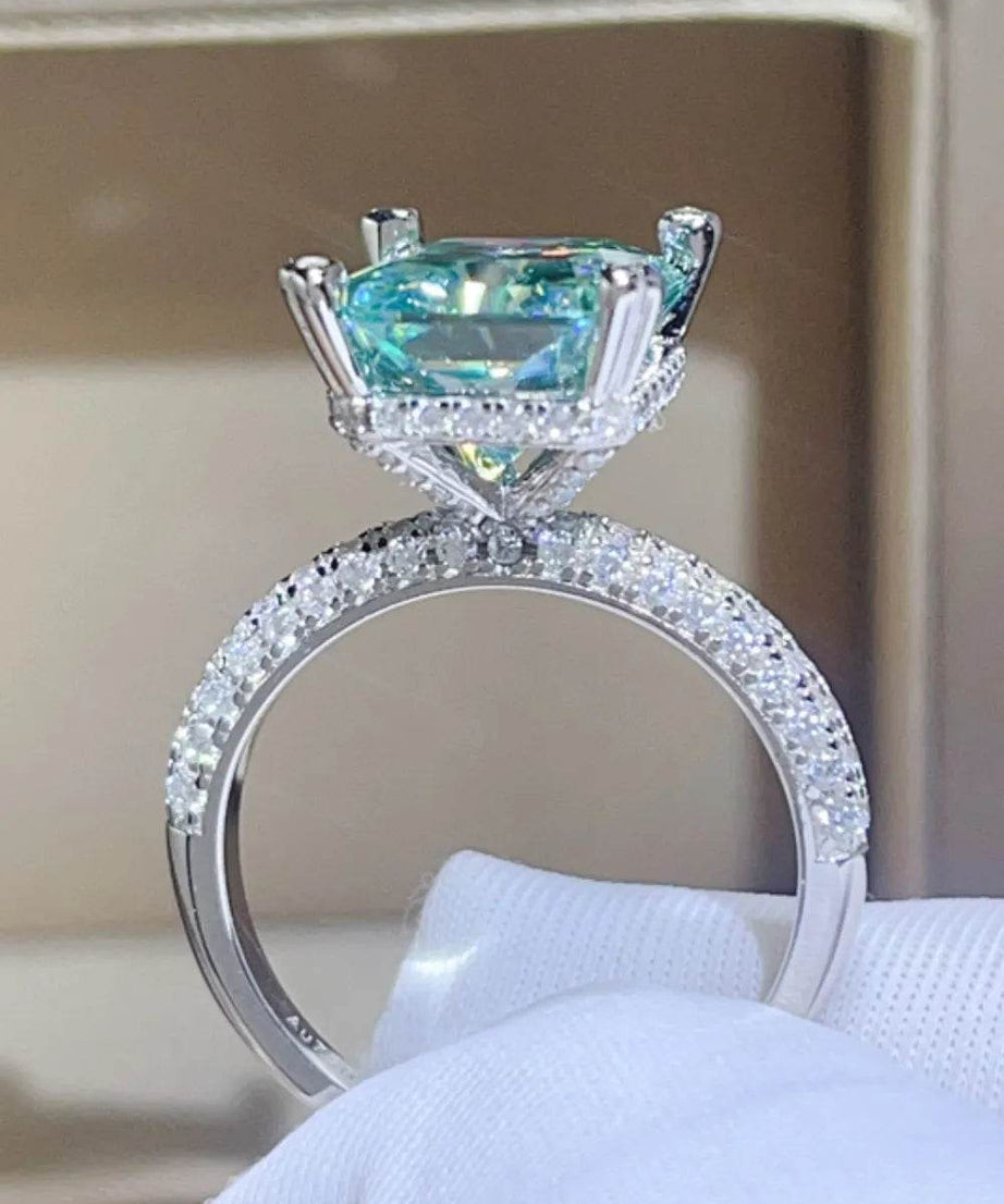 5 Carat Moissanite 925 Sterling Silver Ring - ELY VESSA LLC