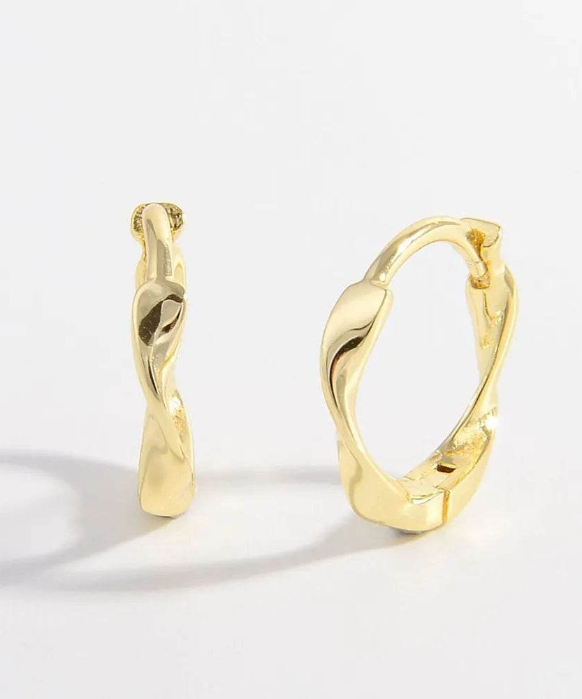925 Sterling Silver Hoop Earrings - ELY VESSA LLC