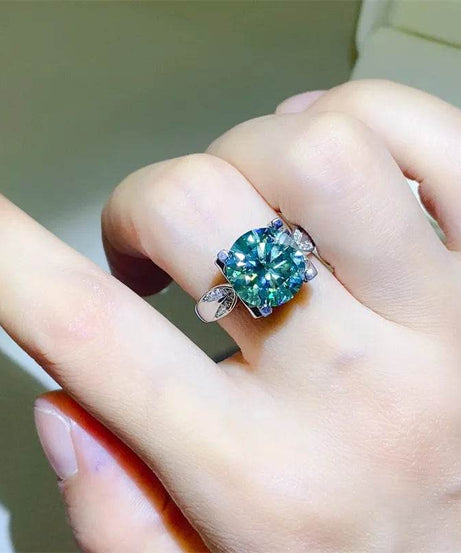 5 Carat Moissanite Zircon 925 Sterling Silver Ring - ELY VESSA LLC
