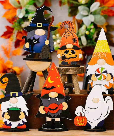Assorted 2-Piece Halloween Element Ornaments - ELY VESSA LLC