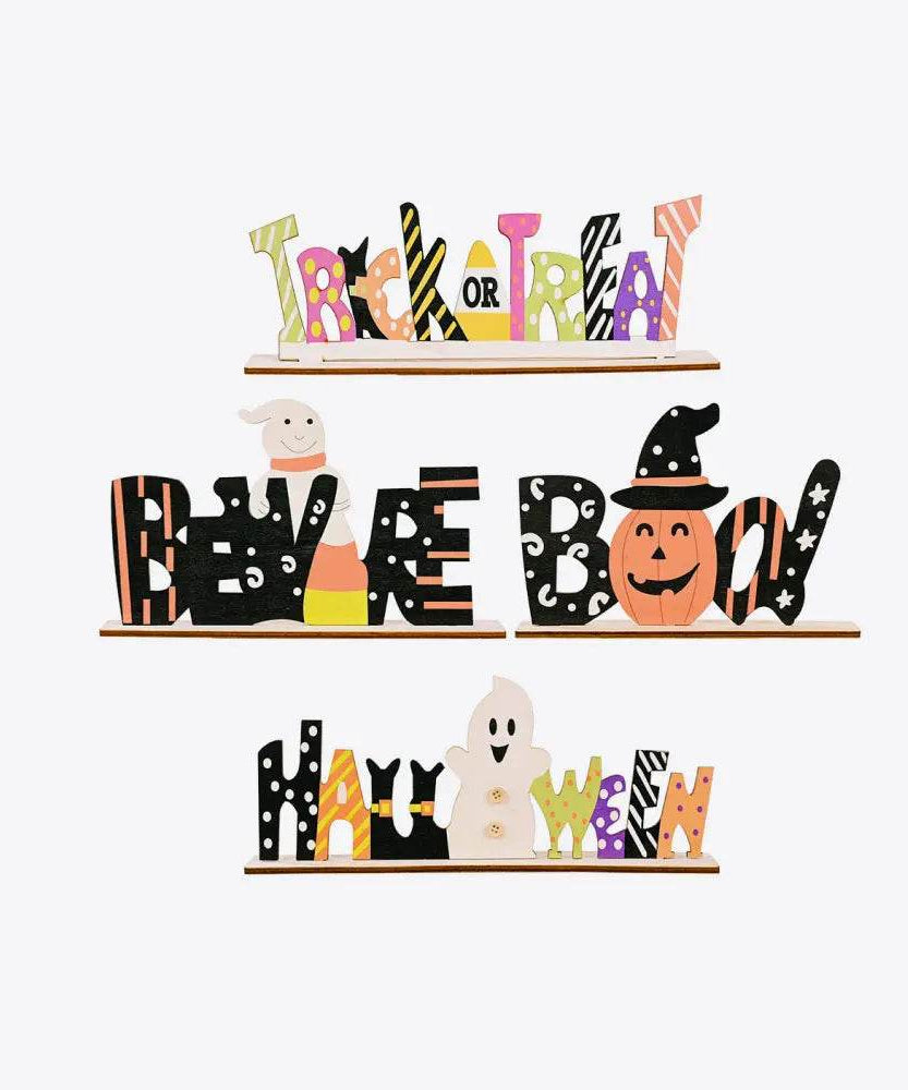 Assorted 2-Piece Halloween Element Ornaments - ELY VESSA LLC
