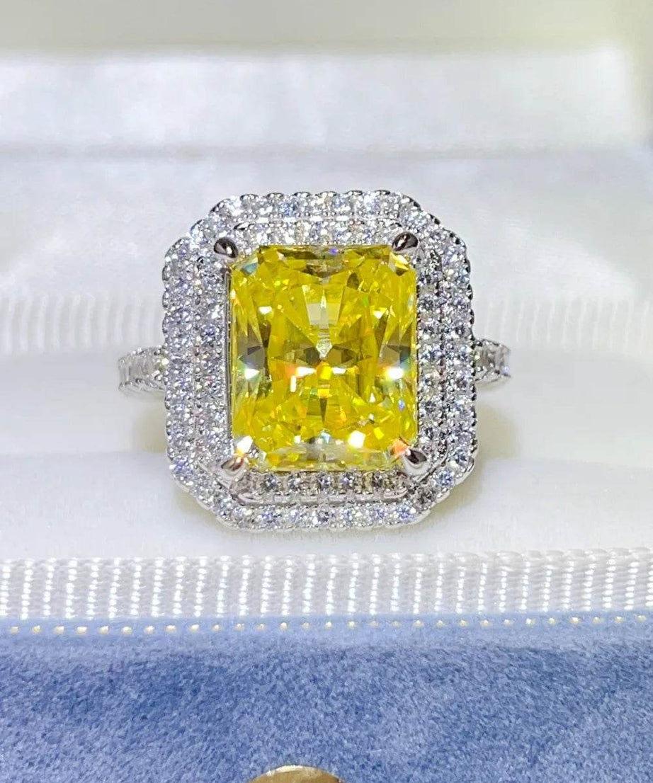 2 Carat Moissanite 925 Sterling Silver Ring - ELY VESSA LLC