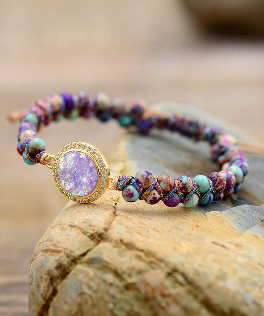 Imperial Jasper Beaded Bracelet - ELY VESSA LLC