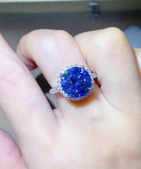 5 Carat Moissanite 925 Sterling Silver Ring - ELY VESSA LLC