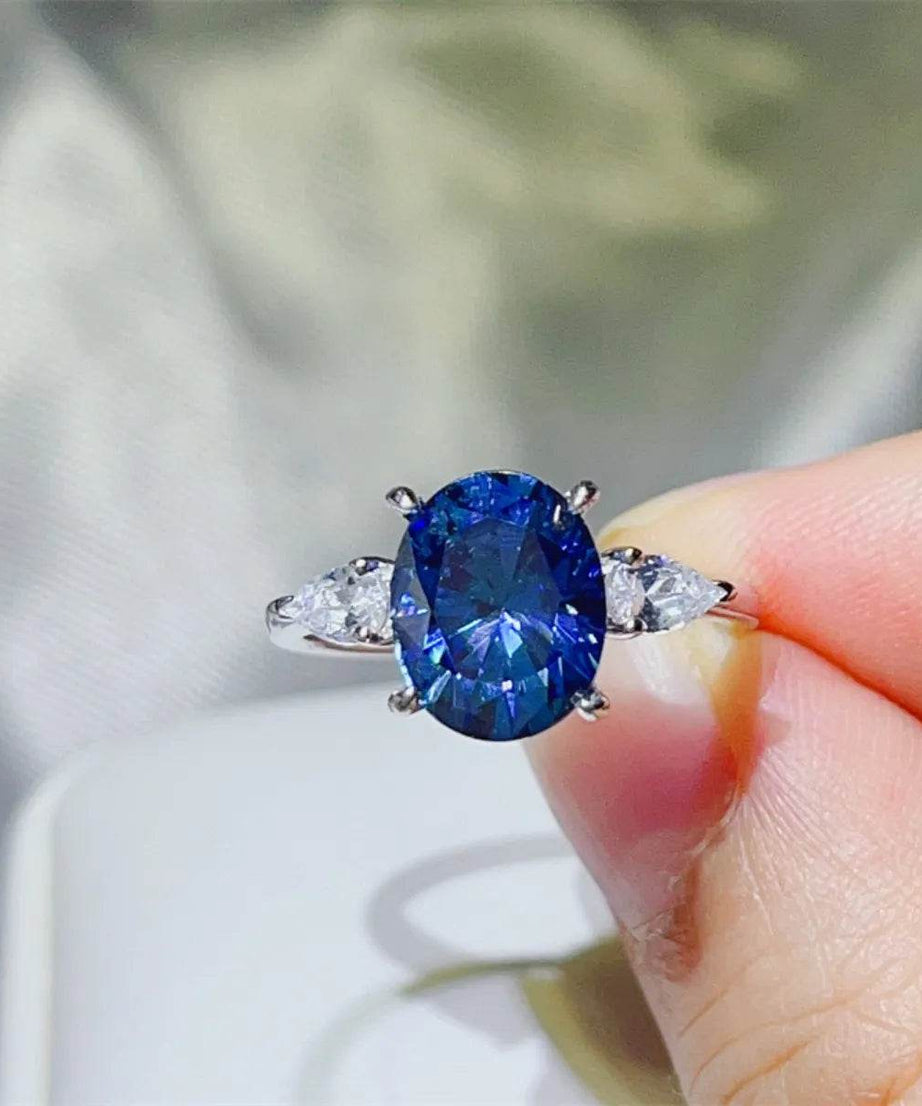3 Carat Moissanite 925 Sterling Silver Ring - ELY VESSA LLC