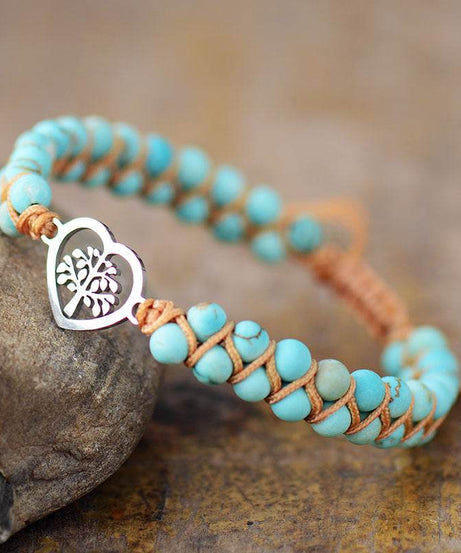 Turquoise Beaded Bracelet - ELY VESSA LLC